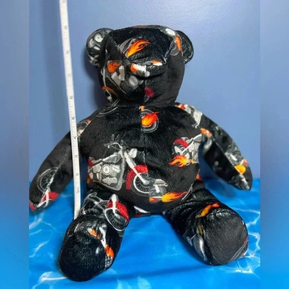 🐣4 for $20🥚 Custom/Homemade Unofficial Harley Davidson/Biker Teddy Bear - Picture 4 of 11